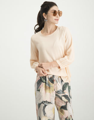 Evie Tie Top | Ecru