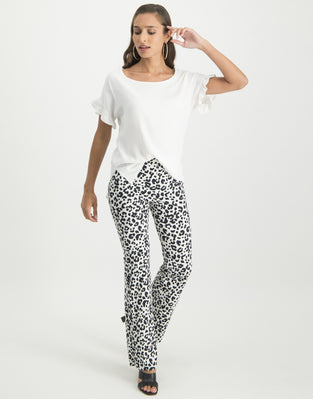Irina Ruffle Top | White