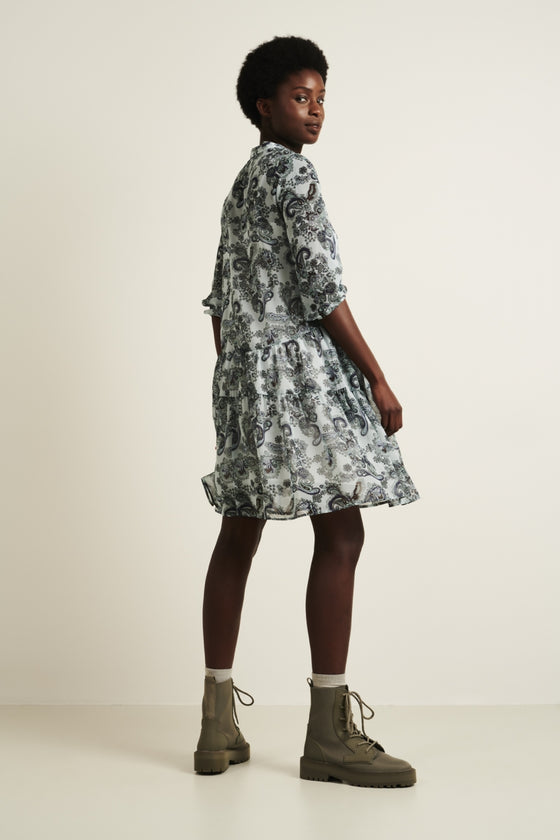 Dress Anna Short/3 | Multi Green