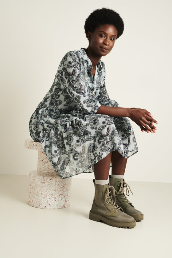 Dress Anna Short/3 | Multi Green