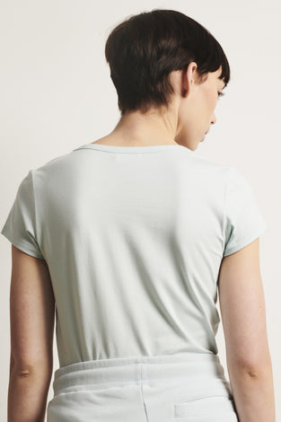 T shirt V Neck easy wear/1 | Aqua